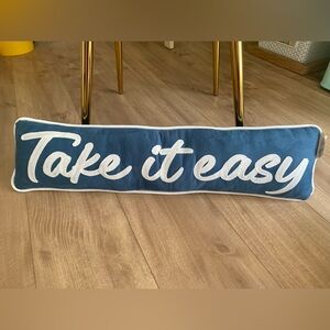 Take It Easy Lumbar Accent Pillow
